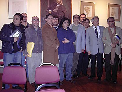Otra vista del grupo, incluyendo a Edgardo Rivera Martnez