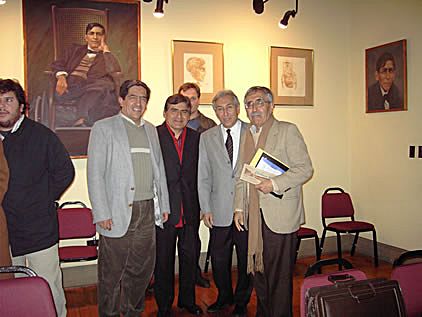 Domingo Martnez, Alberto Mosquera, Chuck Walker, Edgar Montiel y Edgardo Rivera.